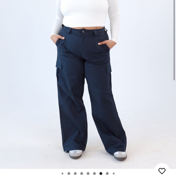 Klassy Network Pants - Klassy Network Navy Cargo Pants